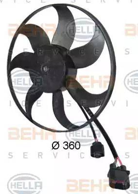 HELLA 8EW 351 039-171 - Ventilator, hladjenje motora www.molydon.hr