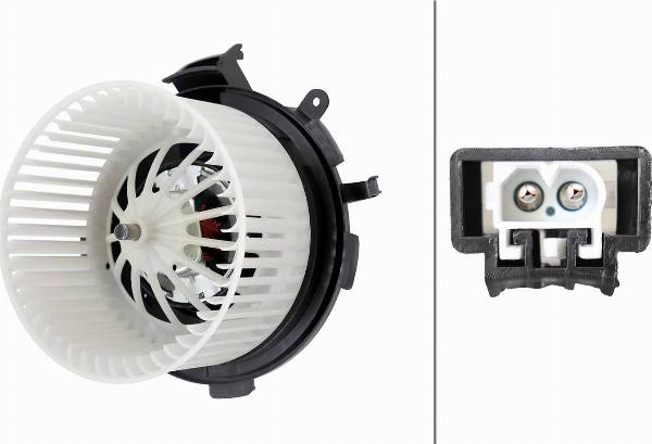 HELLA 8EW 366 400-101 - Ventilator kabine/unutrasnjeg prostora www.molydon.hr