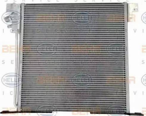 HELLA 8FC 351 037-344 - Kondenzator, klima-Uređaj www.molydon.hr