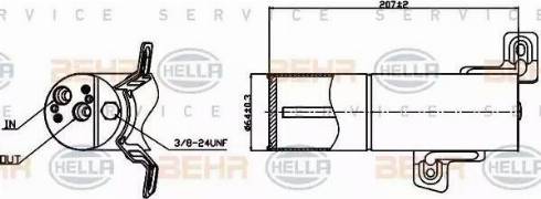 HELLA 8FT 351 193-251 - Susac, klima-Uređaj www.molydon.hr