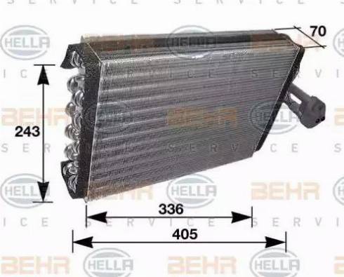 HELLA 8FV 351 210-281 - Isparivač, klima-Uređaj www.molydon.hr
