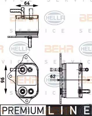 HELLA 8MK 376 745-011 - Hladnjak za gorivo www.molydon.hr