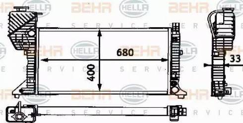 HELLA 8MK 376 721-204 - Hladnjak, hladjenje motora www.molydon.hr