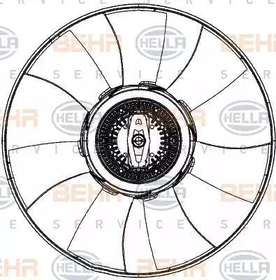 HELLA 8MV 376 906-781 - Ventilator, hladjenje motora www.molydon.hr