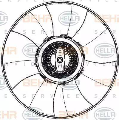 HELLA 8MV 376 906-771 - Ventilator, hladjenje motora www.molydon.hr