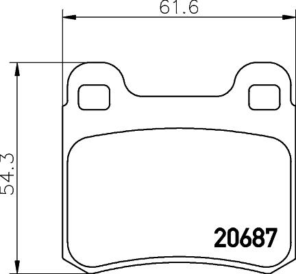 HELLA PAGID 8DB 355 007-351 - Komplet Pločica, disk-kočnica www.molydon.hr