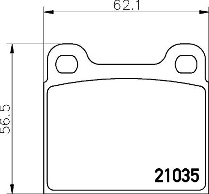 HELLA PAGID 8DB 355 017-441 - Komplet Pločica, disk-kočnica www.molydon.hr