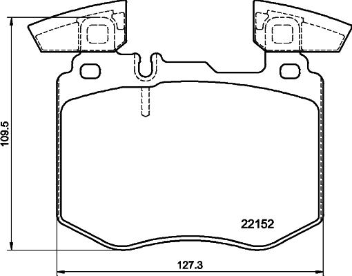 HELLA PAGID 8DB355039981 - Komplet Pločica, disk-kočnica www.molydon.hr