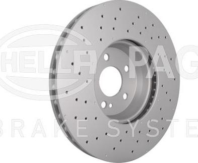 HELLA PAGID 8DD 355 134-461 - Kočioni disk www.molydon.hr