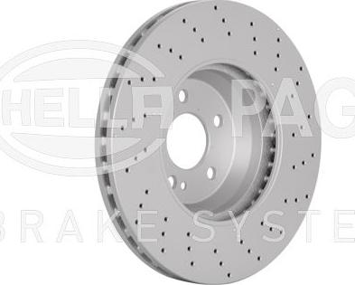 HELLA PAGID 8DD 355 134-481 - Kočioni disk www.molydon.hr
