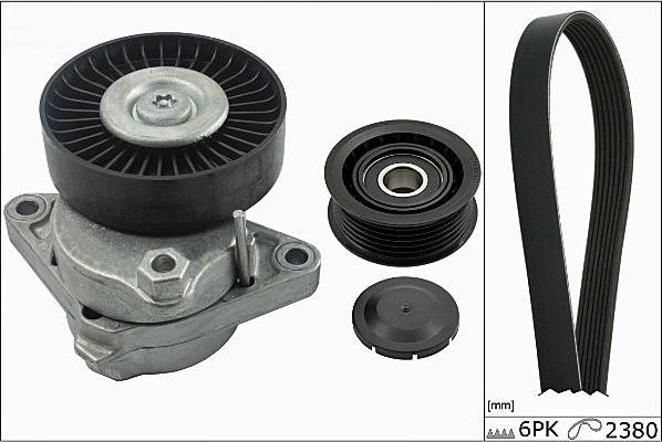 Hepu 20-1852 - Garnitura klinastog rebrastog remena www.molydon.hr