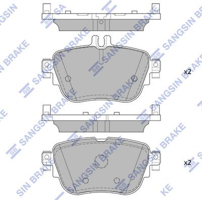 Hi-Q SP4155 - Komplet Pločica, disk-kočnica www.molydon.hr