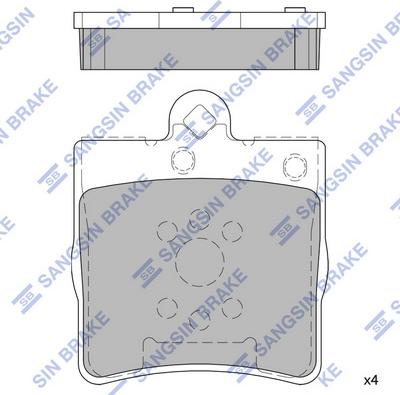 Hi-Q SP2208 - Komplet Pločica, disk-kočnica www.molydon.hr