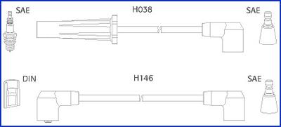 HITACHI 134448 - Set kablova za paljenje www.molydon.hr