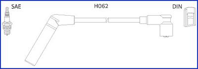 Hitachi 134478 - Set kablova za paljenje www.molydon.hr