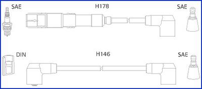 HITACHI 134756 - Set kablova za paljenje www.molydon.hr