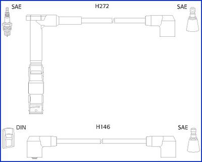 HITACHI 134777 - Set kablova za paljenje www.molydon.hr