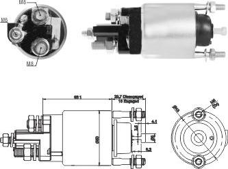 Hoffer 46291 - Elektromagnetni Prekidač, starter www.molydon.hr