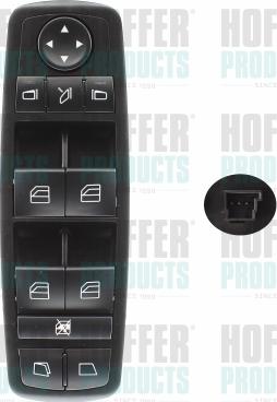 Hoffer 2106612 - Prekidač, podizačprozora www.molydon.hr