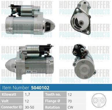 Hoffer H5040102 - Starter www.molydon.hr