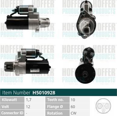 Hoffer H5010928 - Starter www.molydon.hr