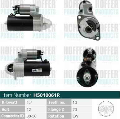 Hoffer H5010061R - Starter www.molydon.hr