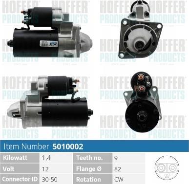 Hoffer H5010937 - Starter www.molydon.hr