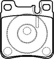 HSB Gold HP5030 - Komplet Pločica, disk-kočnica www.molydon.hr