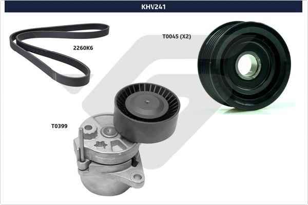 Hutchinson KHV 241 - Garnitura klinastog rebrastog remena www.molydon.hr