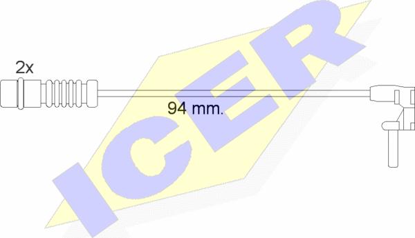 Icer 610056 E C - Signalni kontakt, trosenje kočione plocice www.molydon.hr