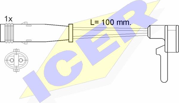 Icer 610323 E C - Signalni kontakt, trosenje kočione plocice www.molydon.hr
