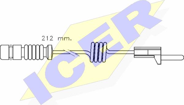 Icer 610259 E C - Signalni kontakt, trosenje kočione plocice www.molydon.hr