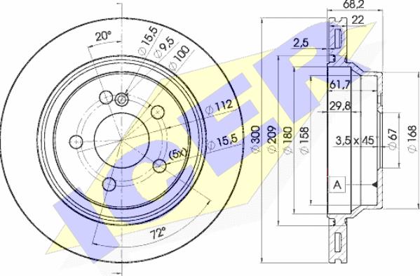 Icer 78BD0910-2 - Kočioni disk www.molydon.hr