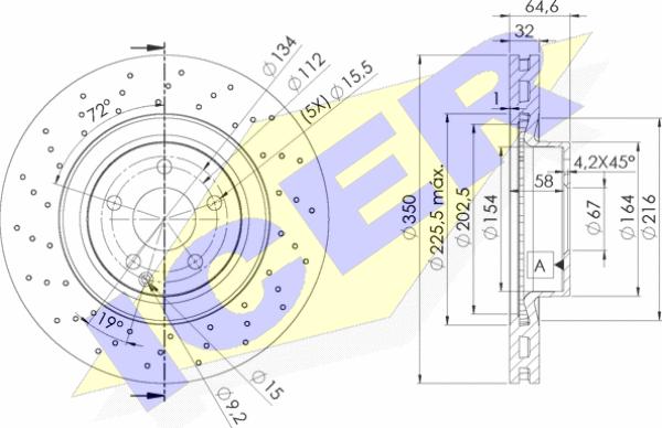Icer 78BD0419-1 - Kočioni disk www.molydon.hr