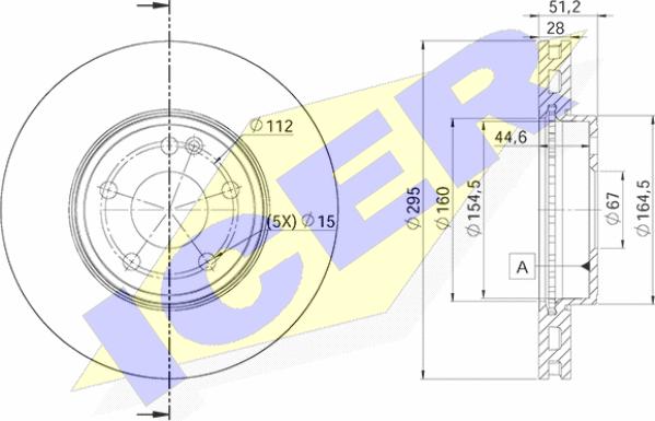 Icer 78BD0122-2 - Kočioni disk www.molydon.hr