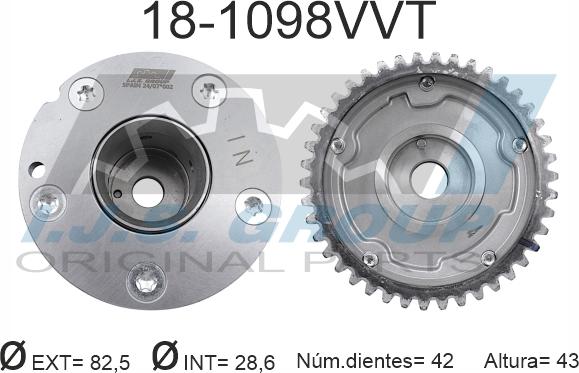 IJS GROUP 18-1098VVT - Podešavanje bregastog vratila www.molydon.hr