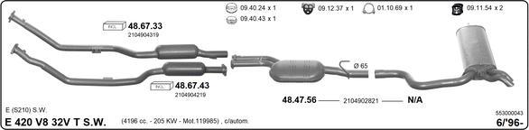 IMASAF 553000043 - Ispušni sistem www.molydon.hr