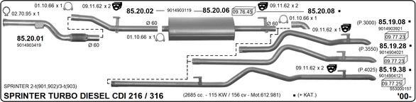 IMASAF 553000157 - Ispušni sistem www.molydon.hr