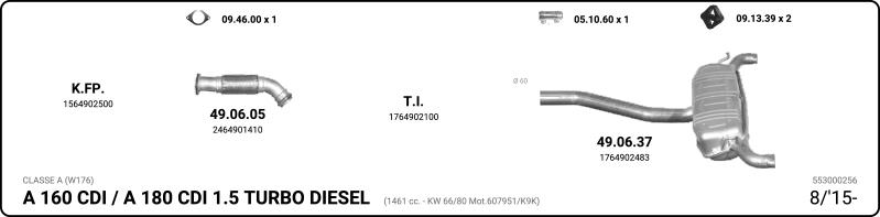 IMASAF 553000256 - Ispušni sistem www.molydon.hr