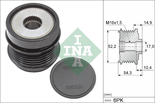 INA 535 0342 10 - Remenica, alternator www.molydon.hr