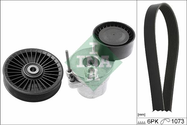 INA 529 0443 10 - Garnitura klinastog rebrastog remena www.molydon.hr