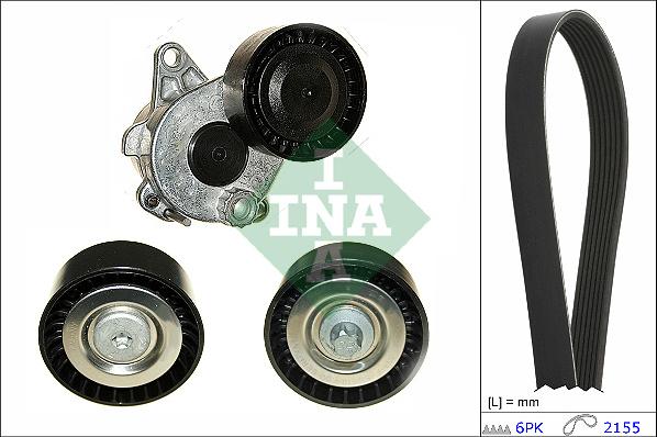 INA 529 0479 10 - Garnitura klinastog rebrastog remena www.molydon.hr