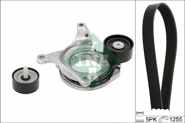 INA 529 0544 10 - Garnitura klinastog rebrastog remena www.molydon.hr