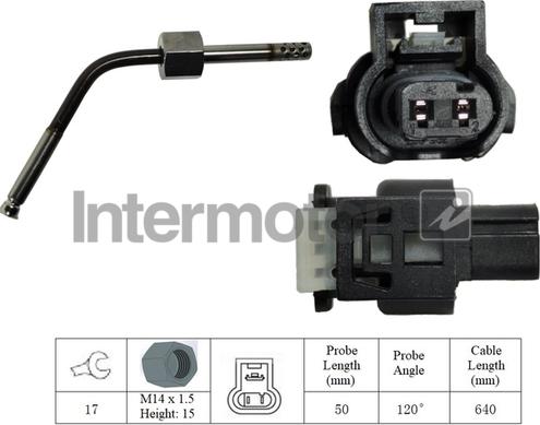 INTERMOTOR 27177 - Senzor, temperatura Ispušnih plinova www.molydon.hr