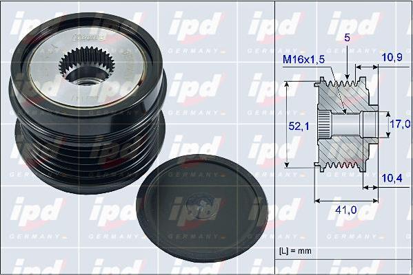 IPD 15-4035 - Remenica, alternator www.molydon.hr
