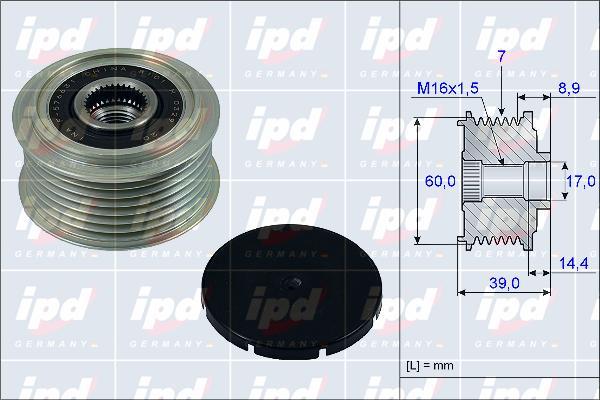 IPD 15-3967 - Remenica, alternator www.molydon.hr