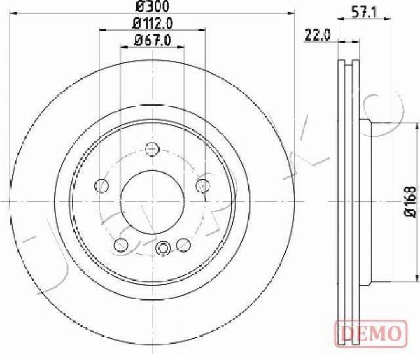 Japko 610510C - Kočioni disk www.molydon.hr
