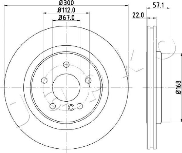Japko 610510 - Kočioni disk www.molydon.hr
