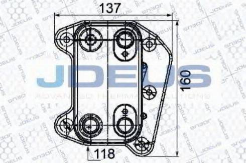 Jdeus 417M39 - Uljni hladnjak, ulje za motor www.molydon.hr