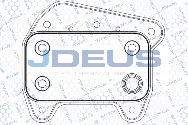 Jdeus 417M25A - Uljni hladnjak, ulje za motor www.molydon.hr